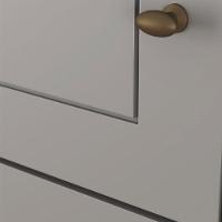 Guarda Roupa Infantil Americano Ambiente 4 Portas Cinza - Henn - 6