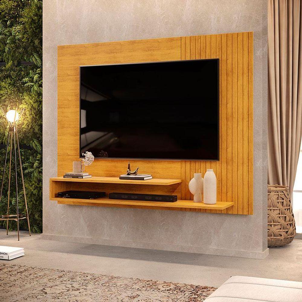 Painel Para Tv Suspenso Ambiente Nando Cedro - Dj Móveis - 1