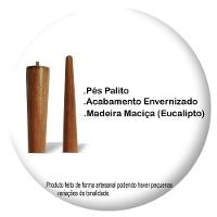 Mesa De Centro Redonda Laqueada Com Vidro Colado Pé Palito 60cm Preto - 4