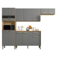 Kit Cozinha Versalhes Plus 4 Peças Freijó Gris - Kits Paraná - 1