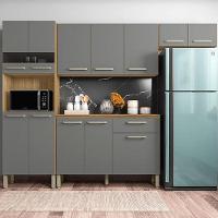 Kit Cozinha Versalhes Plus 4 Peças Freijó Gris - Kits Paraná - 2