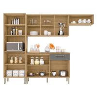 Kit Cozinha Versalhes Plus 4 Peças Freijó Gris - Kits Paraná - 3