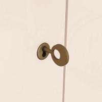 Guarda Roupa Solteiro Miami Ambiente 3 Portas 2 Gavetas Com Chave Nature Off White - Henn - 6