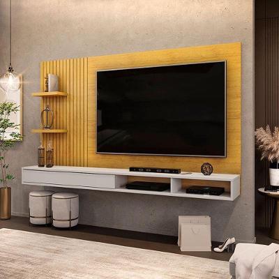 Painel Para Tv Suspenso Ambiente Bento Cedro Bali - Dj Móveis