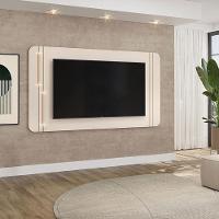Painel Para Tv Suspenso Ambiente Ariana Off White - Dj Móveis - 1