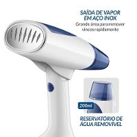 Passadeira A Vapor Dobrável Mondial Branco/azul VP-10-DB Bivolt - 6