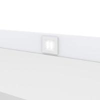 Penteadeira Daila Com Led E Mesa De Cabeceira Campeche Ambiente Branco - Henn