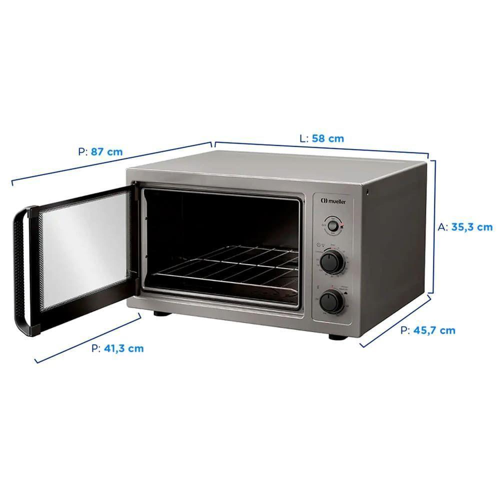 Forno 50 Litros Mueller Elétrico MFB50B - 610003745 Titanium 110V - 5