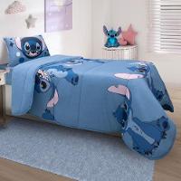 Edredom Casal Stitch Disney 200x220cm 100% Algodão Big Stitch Jeans - 1