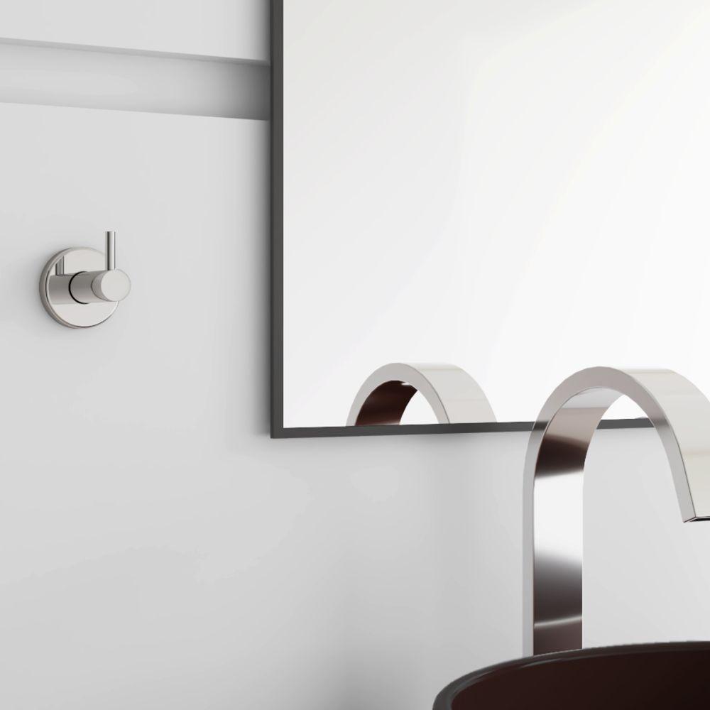 Cabide Gancho Para Banheiro Escovado Atenas Grego Metal - 3