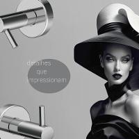 Cabide Gancho Para Banheiro Escovado Atenas Grego Metal - 2