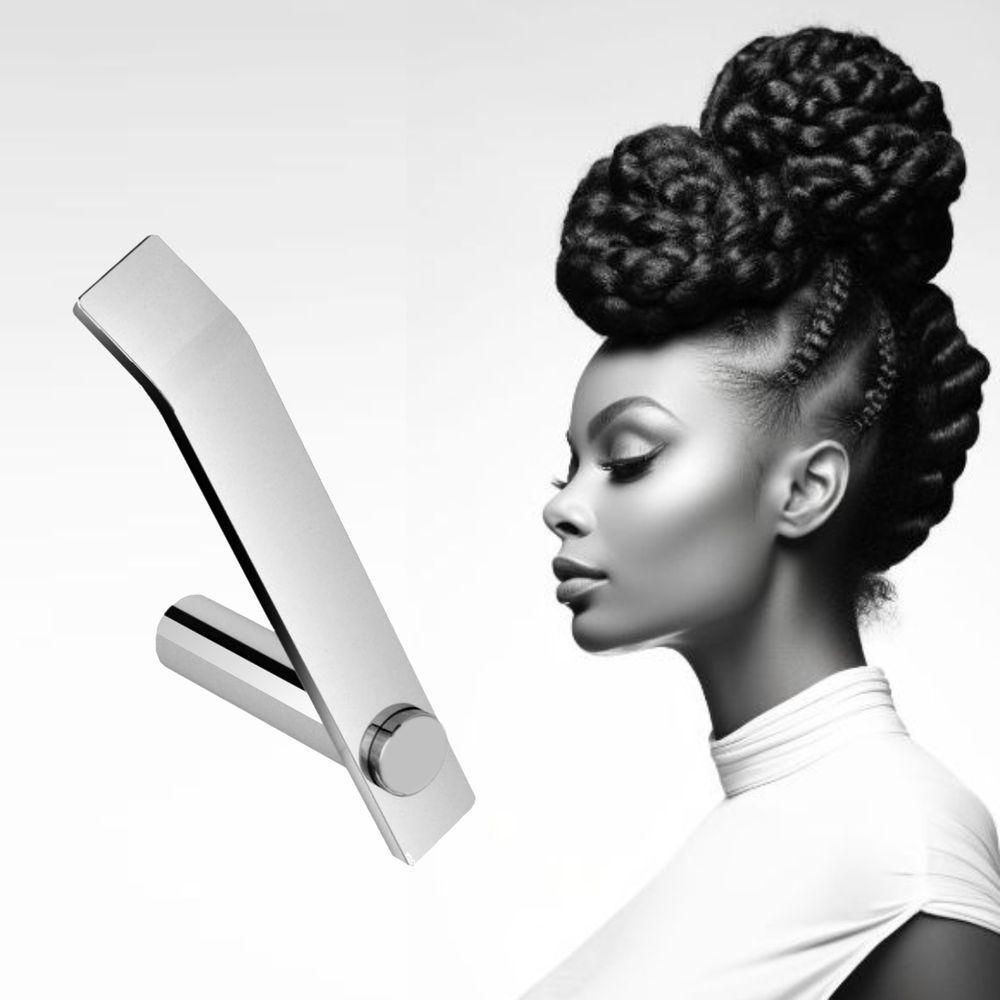 Porta Papel Higiênico Para Banheiro Escovado Patmos Grego Metal - 2