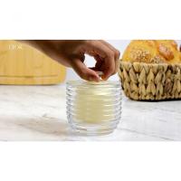 Manteigueira Francesa De Vidro Colméia 9,5 X 10,5 Cm Lyor - 3