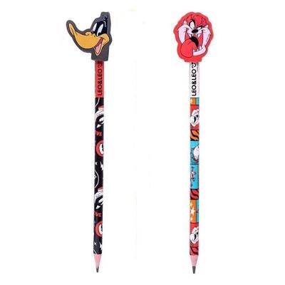 Lápis De Escrever Looney Tunes 2 Unidades - Leo&amp;leo