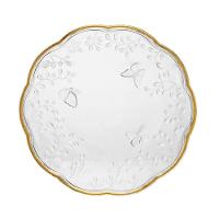 Aparelho De Jantar 12 Peças New Butterfly Com Fio De Ouro Cristal Ecológico Lyor - 3