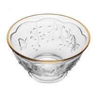 Aparelho De Jantar 12 Peças New Butterfly Com Fio De Ouro Cristal Ecológico Lyor - 4