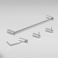 Kit De Acessórios Para Banheiro Escovado 4 Peças Grego Metal 2050tr - 3