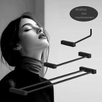 Kit Acessórios Para Banheiro Preto Fosco 3 Peças Grego Metal 2040tr - 2