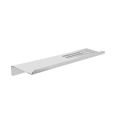 Prateleira Suporte Canto Para Banheiro Alto Brilho Grega Aço Inox 30cm