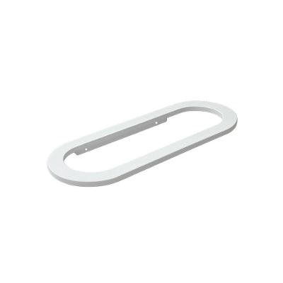 Porta Toalha Toalheiro Para Banheiro Branco Agata 35cm