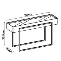 Rack Bancada Valle E Aparador Suri Freijó Off White - Dj Móveis - 3