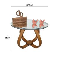 Mesa De Centro Cebola Com Espelho 60cm Off White 35cm - 2