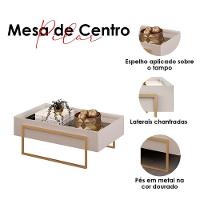 Rack Bancada Scala Com Mesa De Centro Pilar Cedro Bali - Dj Móveis - 5