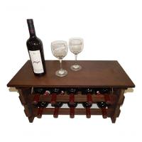 Adega Vinho Madeira 10 Garrafas Tipo Mesinha Imbuia C05 - 5