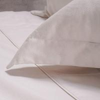 Jogo De Cama Queen 4 Pçs 1000 Fios Toque Acetinado Tessi Bege - 5