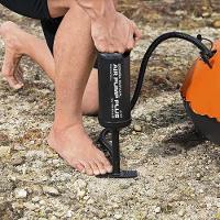 Colchão Solteiro Inflável Com Bomba Manual E Travesseiro Pescoço Vg Plus