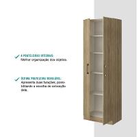 Armário Utilitário Multiuso 2 Portas Noce - 7