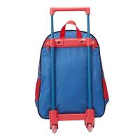 Mochila Escolar Infantil Com Rodinhas Spider Man 13350 Azul - Xeryus - 3