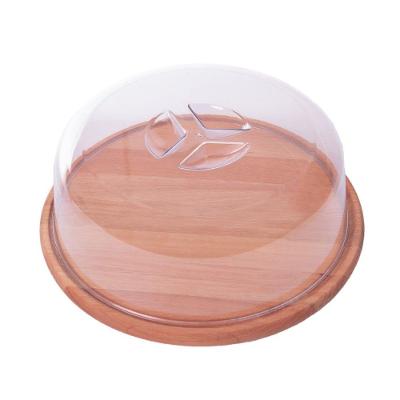 Boleira De Madeira Com Tampa 31 Cm Essence Domama