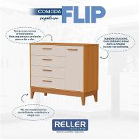 Quarto De Bebê Flip Areia Acetinado Savana Com Colchão Ortobom - Reller - 5