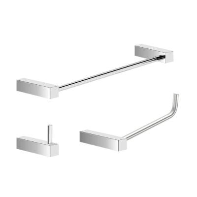 Kit Acessórios Banheiro Alto Brilho 3 Peças Grego Metal 2030tr