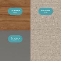 Armário De Cozinha Completa C Balcão Milla Bee Carraro Nogal Cinza Titânio - 10