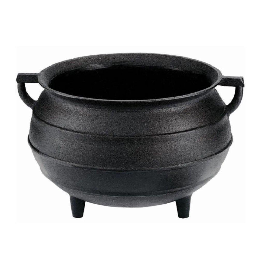 Caldeirão Tripé 28 Cm 12 L Em Ferro Fundido Panela Mineira - 1