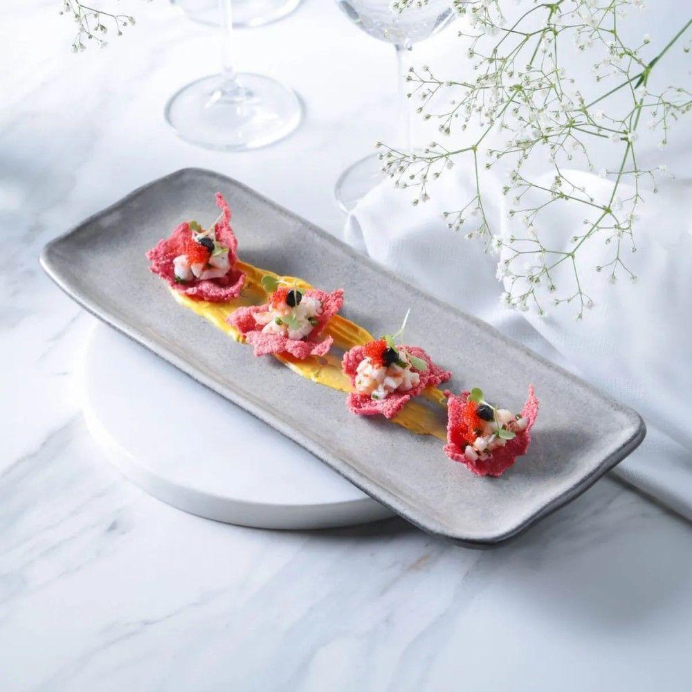 Conjunto Com 04 Travessas Retangular Orgânico Dust Porto Brasil - 6