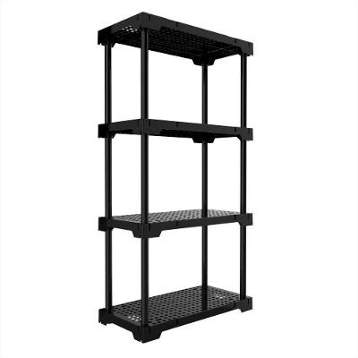 Estante Modular 4 Prateleiras 25 Kg Multiuso Preto Grifit