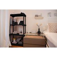 Estante Modular 4 Prateleiras 25 Kg Multiuso Preto Grifit - 5