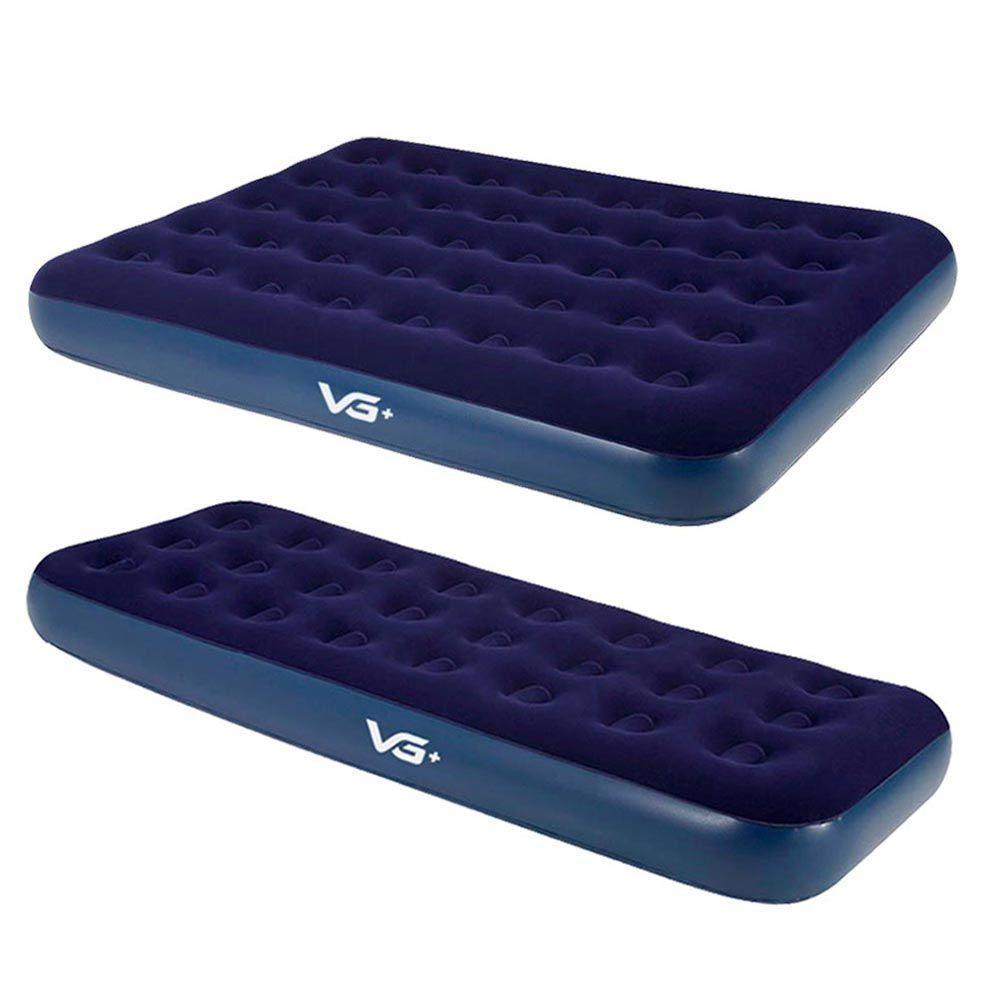 Kit 1 Colchão Inflável Casal E Solteiro Flocked Comfort Vg Plus - 1