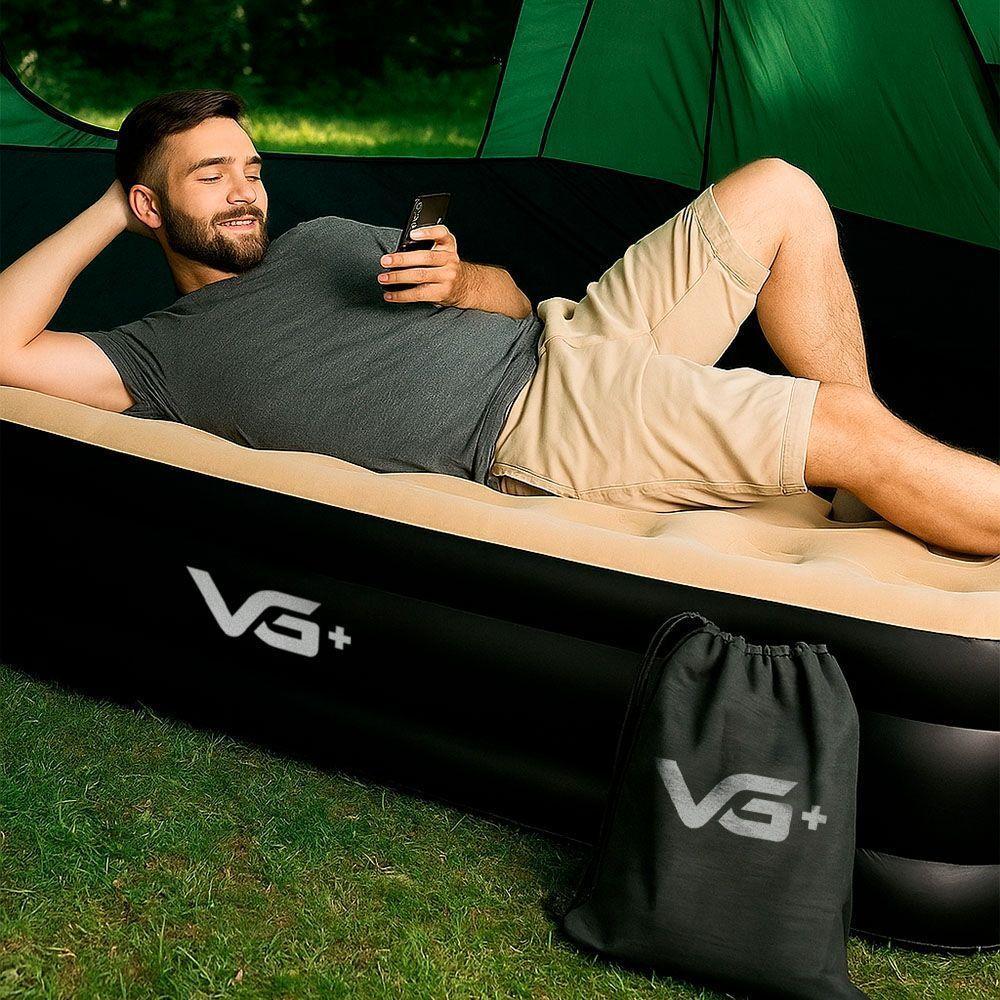 Colchão Inflável Solteiro Dura Tech Premium Resistente Com Bomba Elétrica Embutida Vg Plus 110v - 2