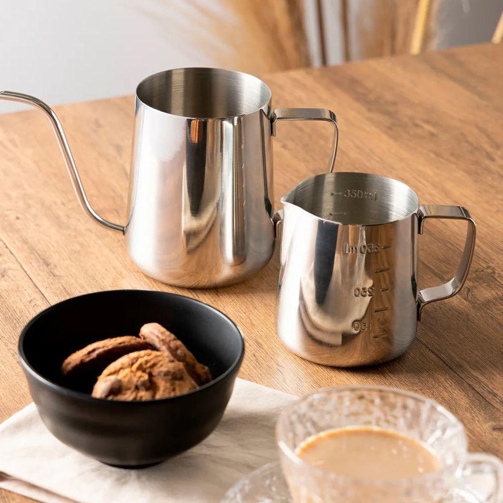 Leiteira Lyor De Aço Inox 350ml Inox - 5