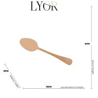 Faqueiro 24 Peças Aço Inox Positano Rosé Lyor - 5