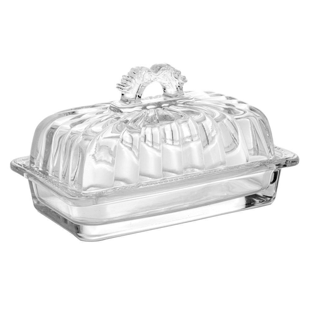 Manteigueira Cristal Ecológico Com Tampa Imperial 17,5 X 10,5 X 10 Cm Lyor - 1