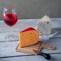 Conjunto Para Queijo Lyor Com 1 Tábua De Bambu E 1 Faca De Queijo 12x20cm - 5