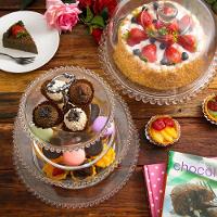 Boleira De Cristal Com Pé E Tampa Pearl 31 Cm Wolff - 6