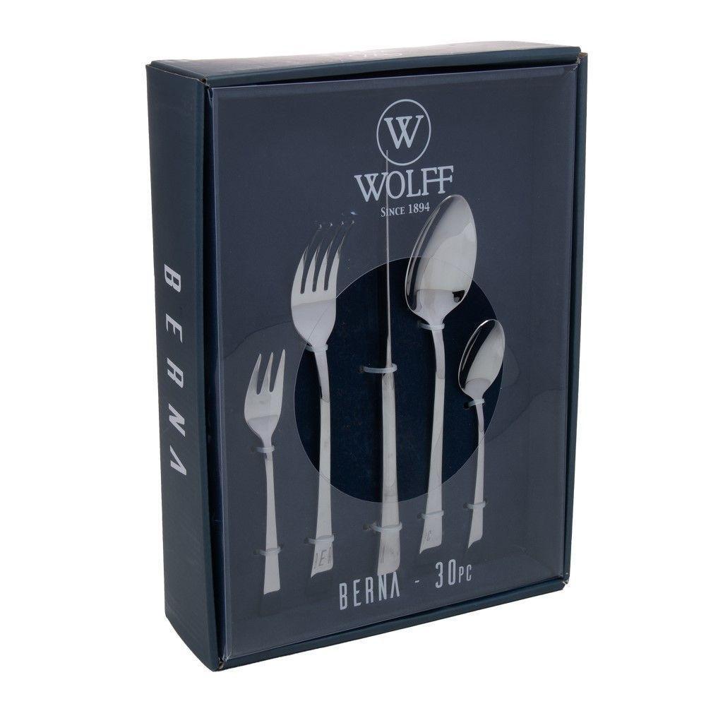 Faqueiro 30 Peças Aço Inox Berna Wolff - 7
