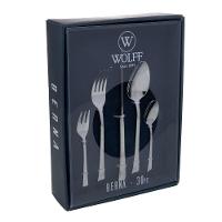 Faqueiro 30 Peças Aço Inox Berna Wolff - 7