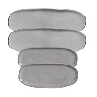 Conjunto Com 04 Travessas Oval Rasa Orgânico Dust Porto Brasil - 1